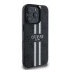 Guess GUHMP16LP4RPSK iPhone 16 Pro 6.3 czarny/black hardcase 4G Printed Stripes MagSafe